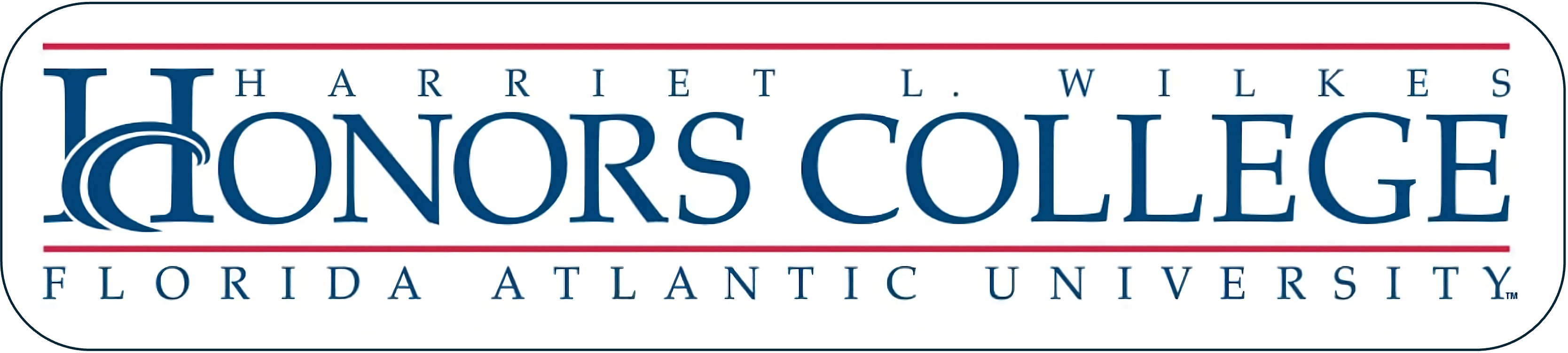 Harriet L. Wilkes Honors College of Florida Atlantic University logo
